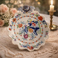 Antique Doulton Burslem Plate Victorian Floral Imari Style England