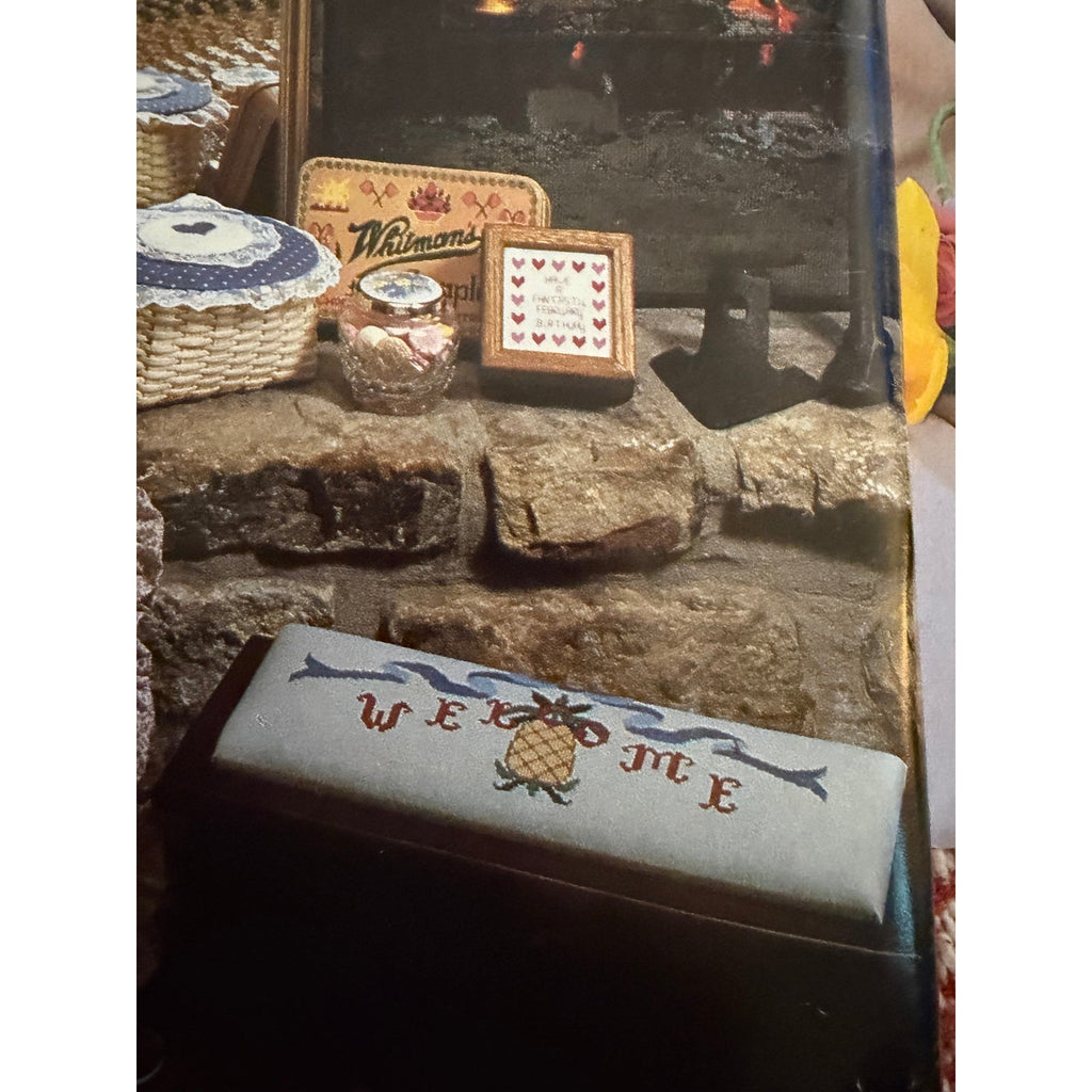 Just CrossStitch Jan Feb 1987 Vintage Clock Samplers NOS