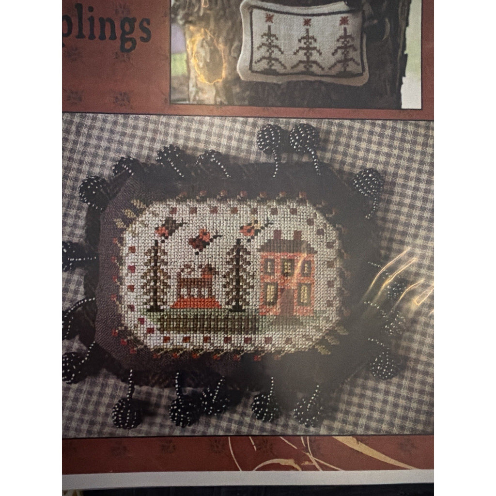 Carriage House Samplings Berries & Boughs Christmas Cross Stitch Pattern Chart