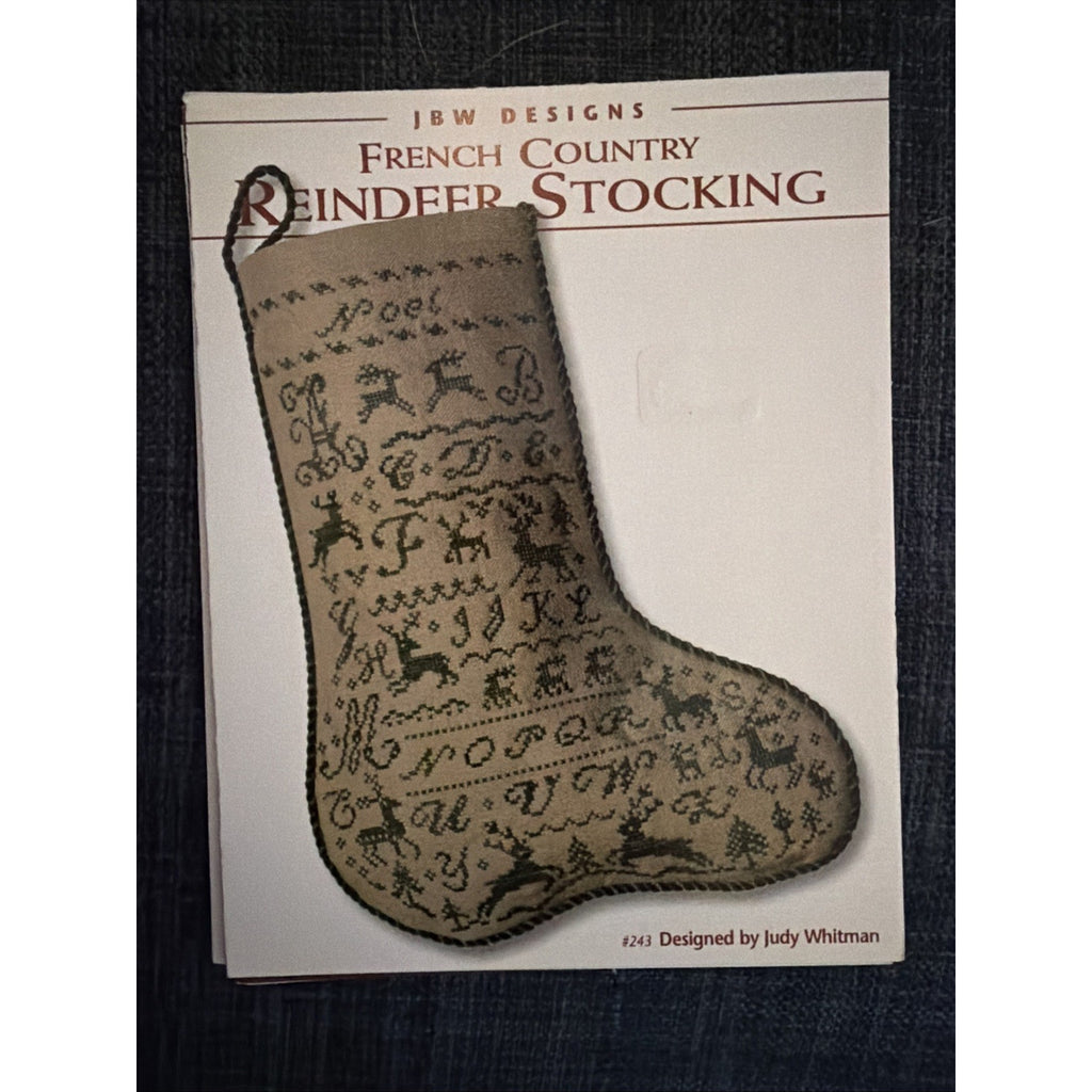 JBW Designs French Country Cross Stitch Pattern Bundle Mitten Stocking Angel (2)