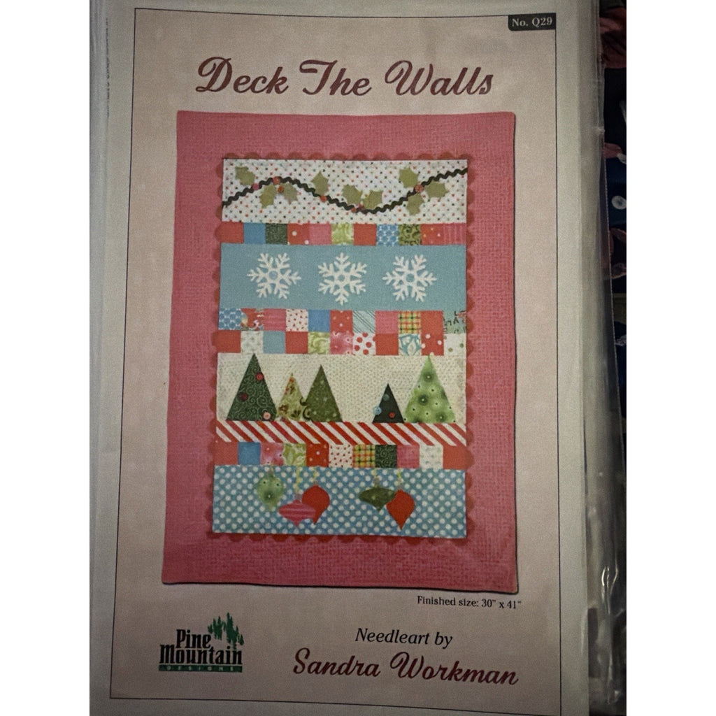 Pine Mountain Deck The Walls Quilt Pattern Q29 Sandra Workman NOS