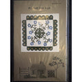 Cardiff Farms Forget Me Not Wool Applique Pattern 19x19 Mat
