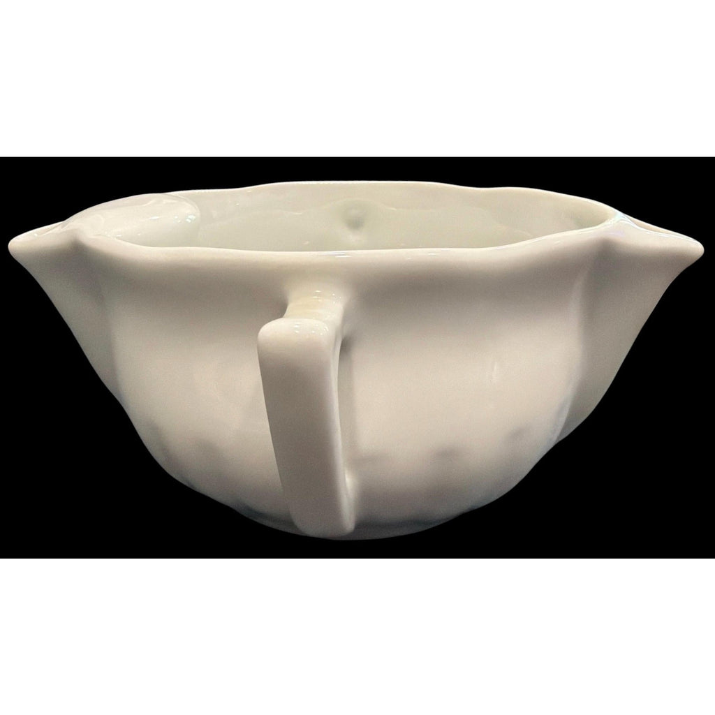 Vintage Pillivuyt France Porcelain Gravy Boat Double Spout Fat Separator – additional view 4