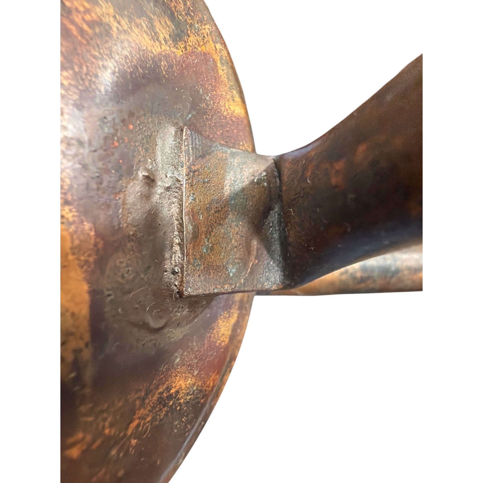 Handmade Antique Copper Watering Can, Primitive Garden Watering Can
