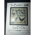 La D Da Tis Better Cross Stitch Pattern SYHO #12 Designer Encyclopedia
