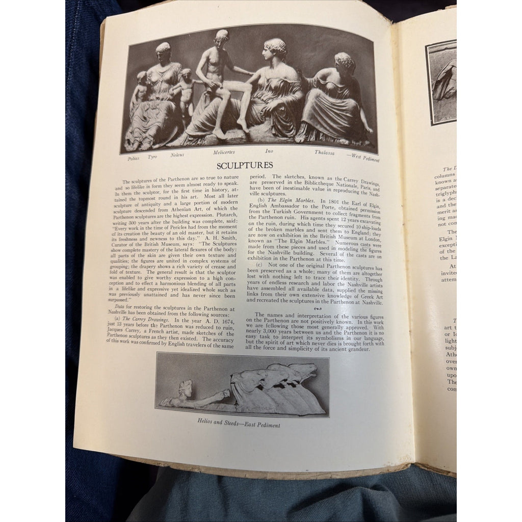 1931 The Parthenon at Nashville TN Original Commemorative Booklet
