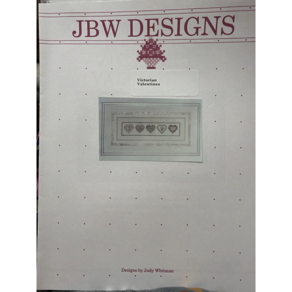 JBW DESIGNS Victorian Valentines Cross Stitch Pattern Judy Whitman