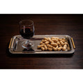 Vintage Lifestyle 18/10 Italy Stainless Steel Serving Tray Gold Handles