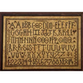 La-D-Da Alphabet Cross Stitch Pattern Primitive Sampler NOS