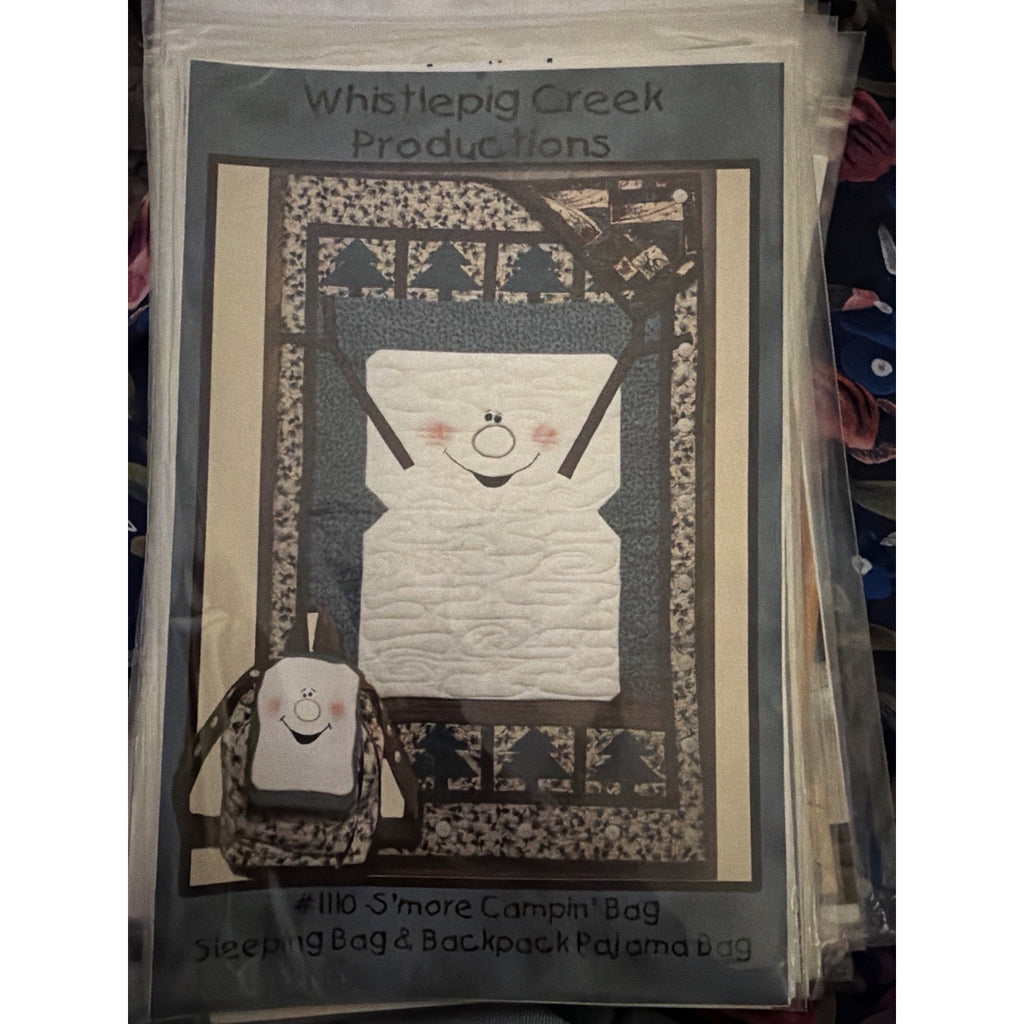Whistlepig Creek S’more Campin Bag Quilt Pattern #1110 NOS