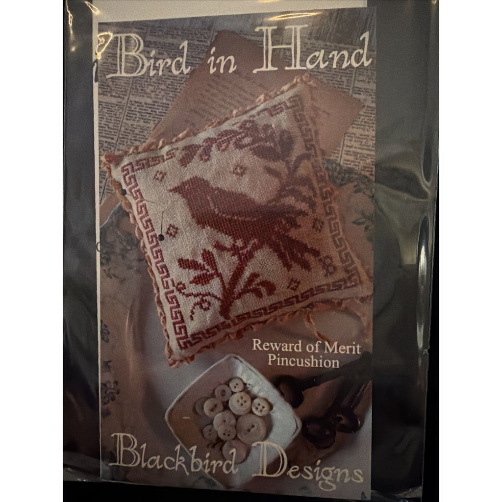 Blackbird Designs Reward of Merit Bird in Hand Pattern