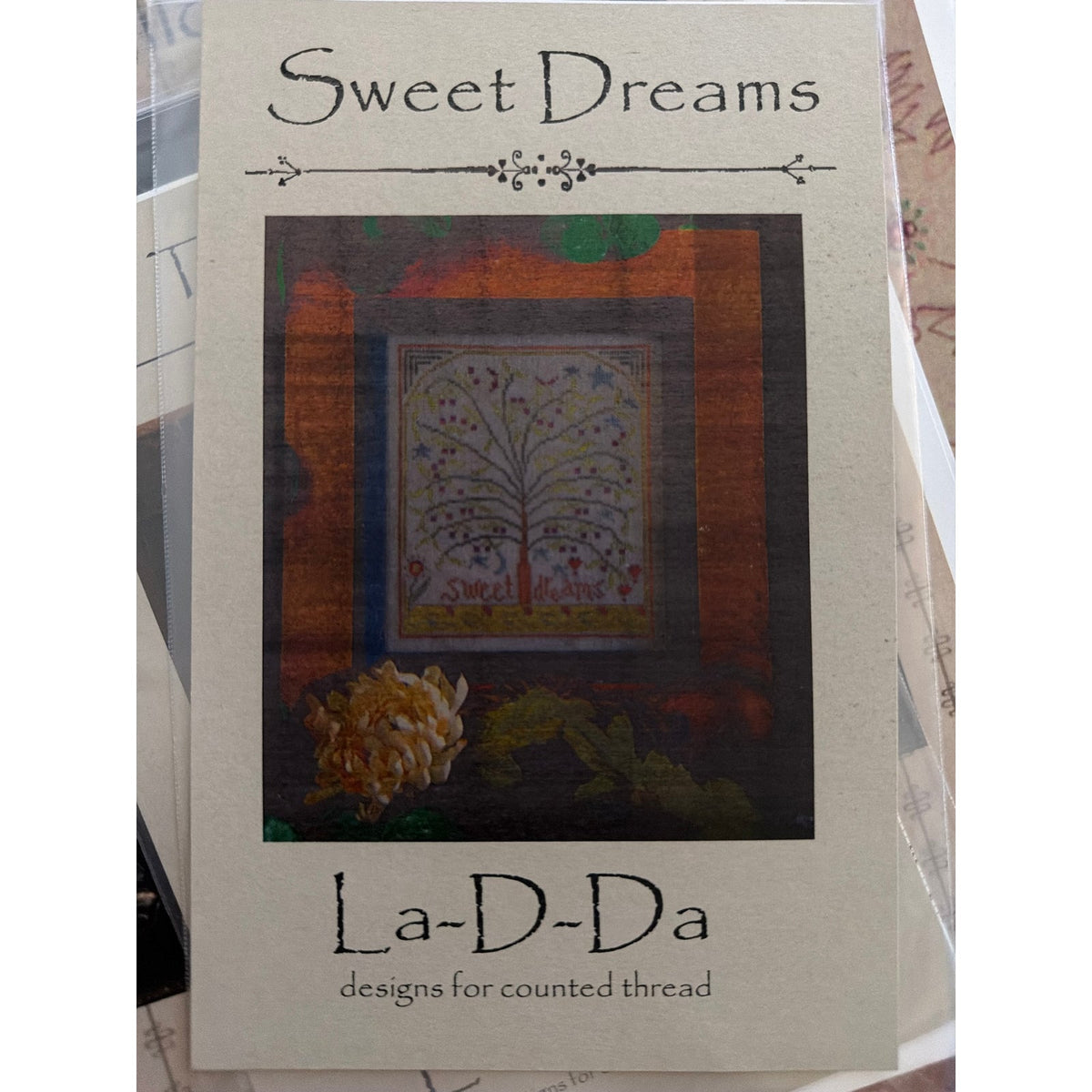 La-D-Da Sweet Dreams Cross Stitch Tree Sampler NOS
