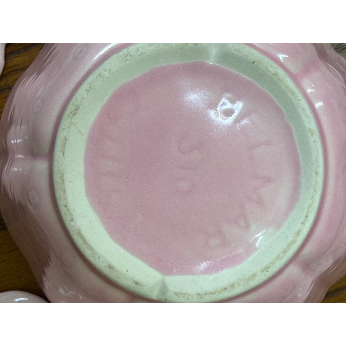 Vintage Belmar California Pink Strawberry Pottery 6 Piece Serving Set – additional view 8