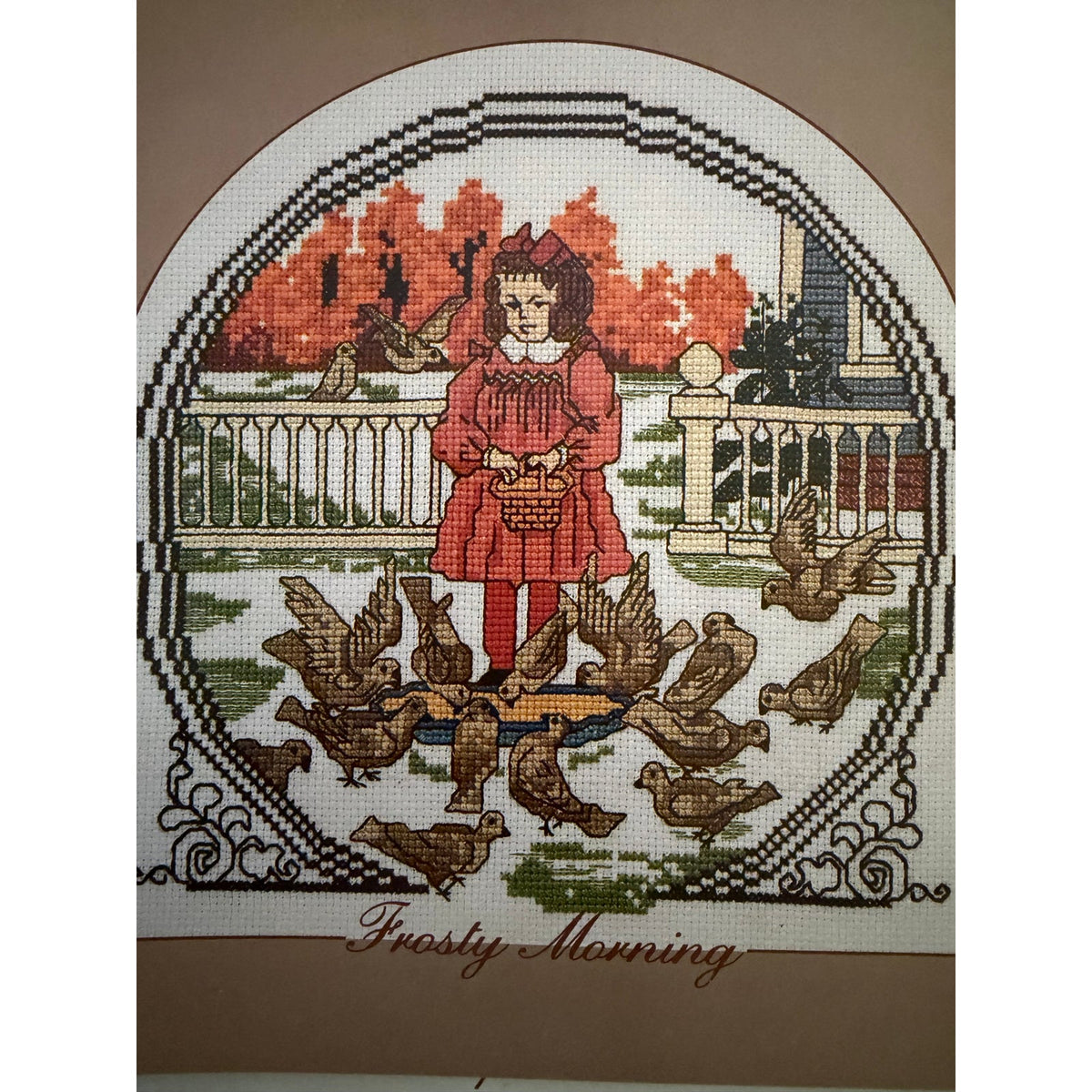 Just CrossStitch Sept Oct 1985 Magazine Fall Autumn Samplers NOS Unused