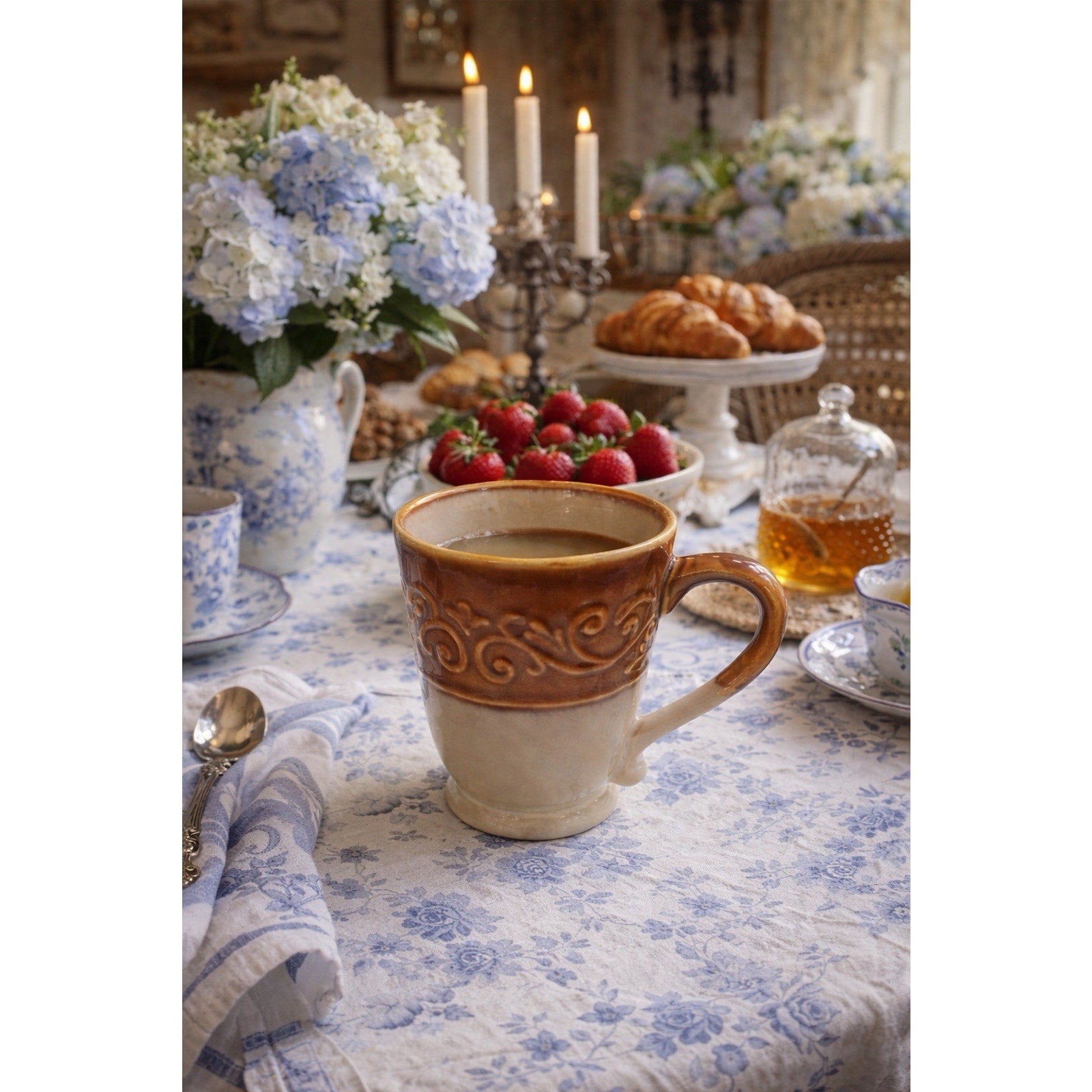 Better Homes & Gardens Stoneware Jumbo Coffee Mug 16 oz Farmhouse Cup