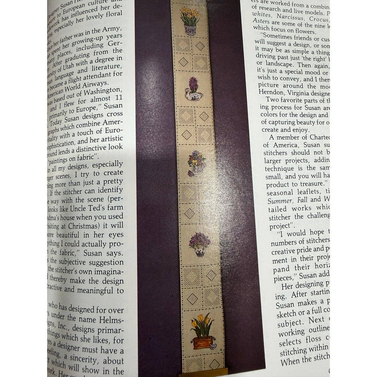 Just CrossStitch Magazine Jan Feb 1984 Vintage Cross Stitch Patterns NOS