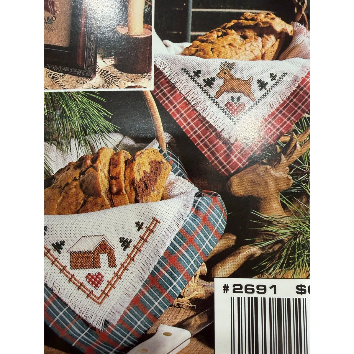 Leisure Arts Merry Christmas Cross Stitch Book 2691 NOS