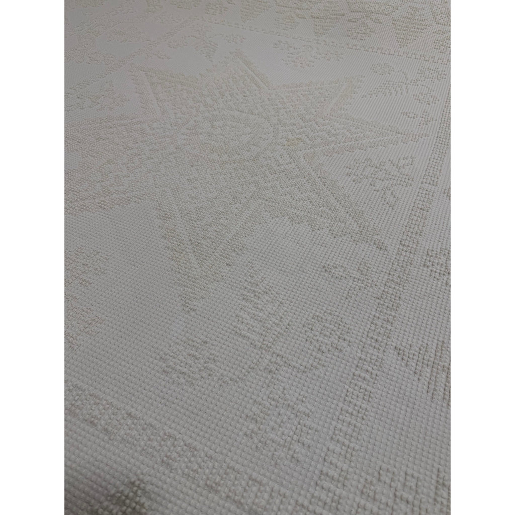 Vintage Candlewick Bedspread 100% Cotton Star Medallion Full Queen 88 x 104 – additional view 7