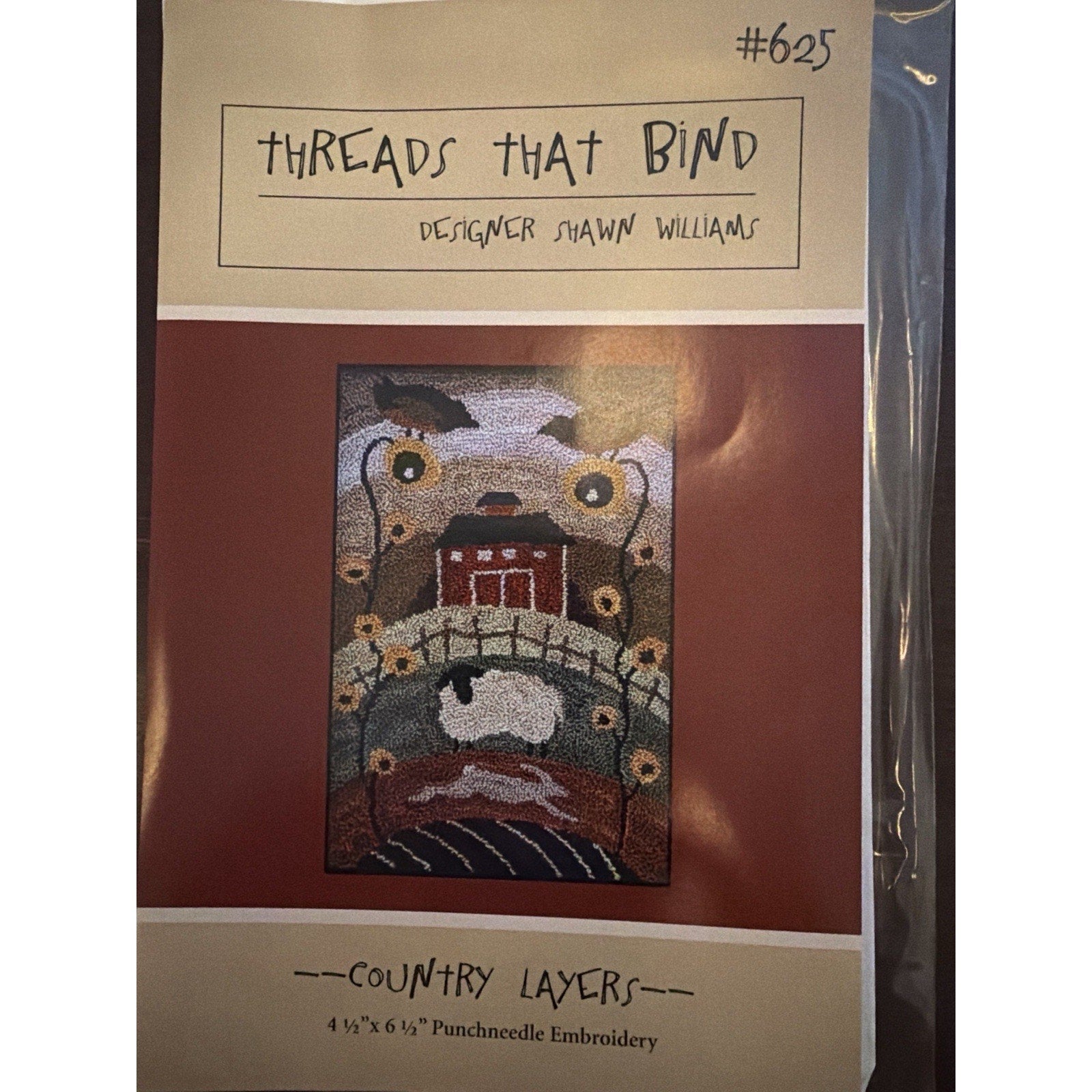 Threads That Bind Punch Needle Pattern Country Layers Shawn Williams #625