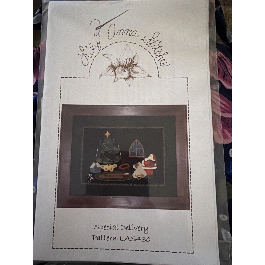 Special Delivery LAS430 Lily Anna Stitches Wool Applique Pattern NEW