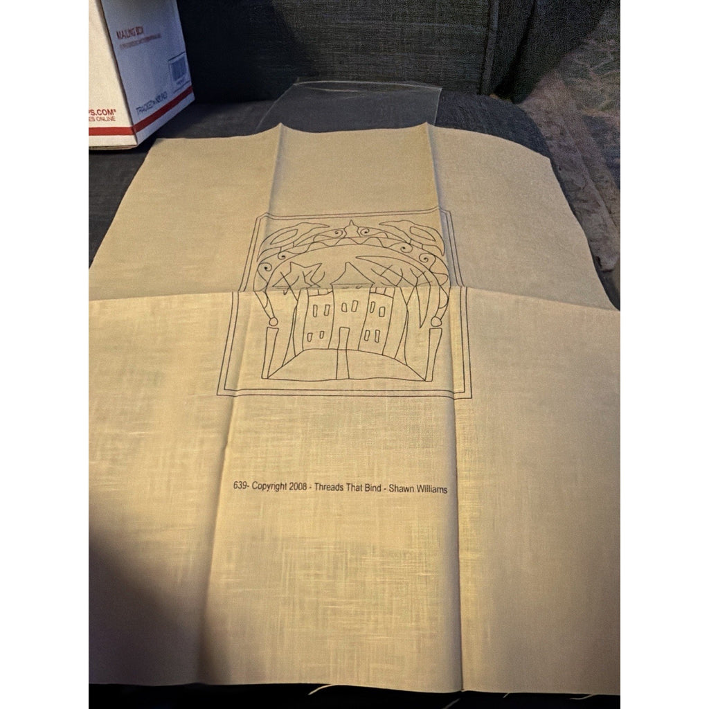Threads That Bind #639 Guarded Gate Punchneedle Pattern Shawn Williams