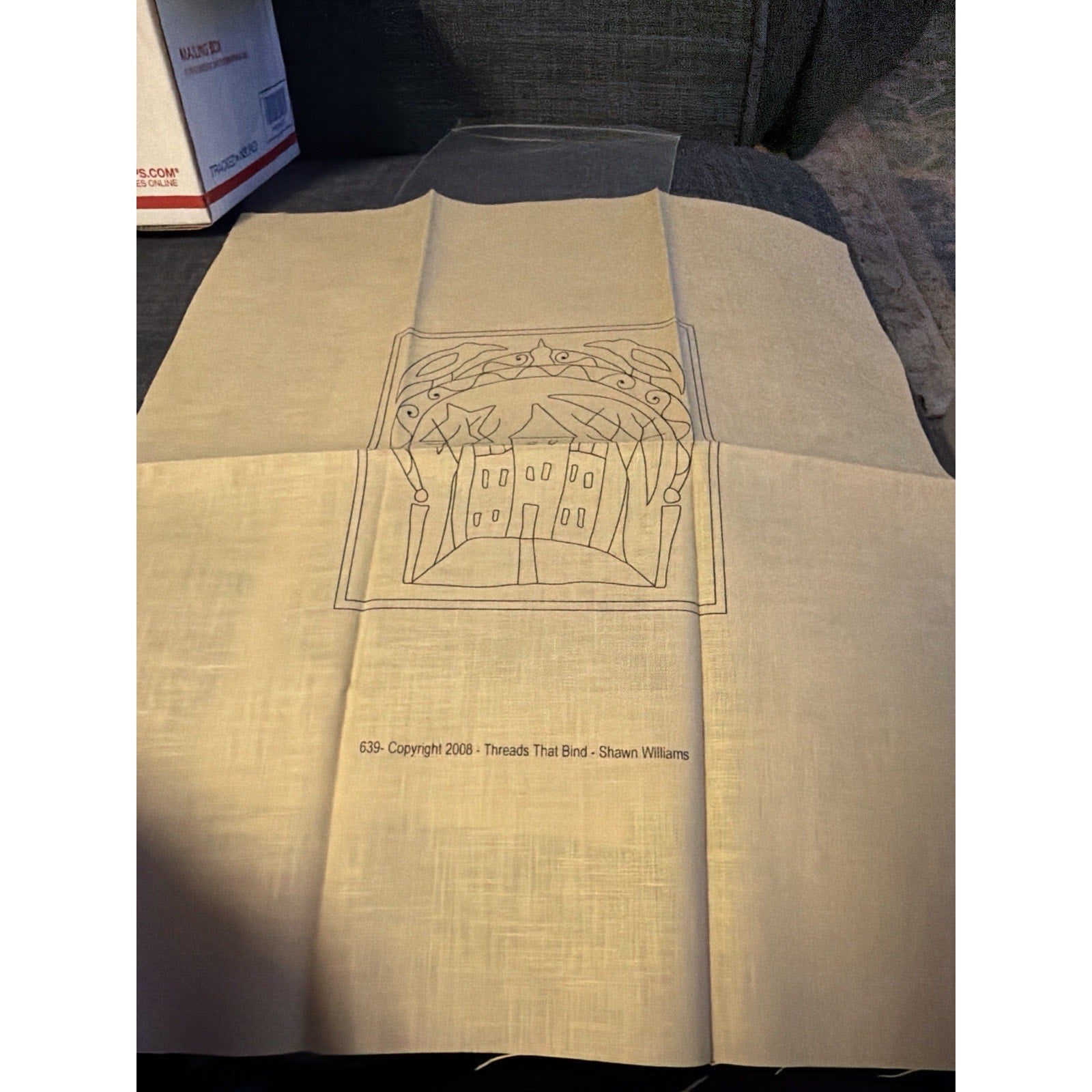 Threads That Bind #639 Guarded Gate Punchneedle Pattern Shawn Williams