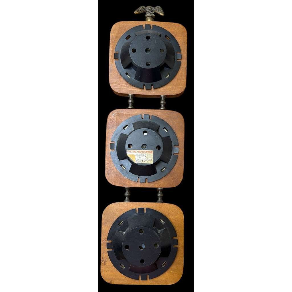 Vintage Springfield Weather Station Wood Barometer Thermometer Hygrometer USA – additional view 3