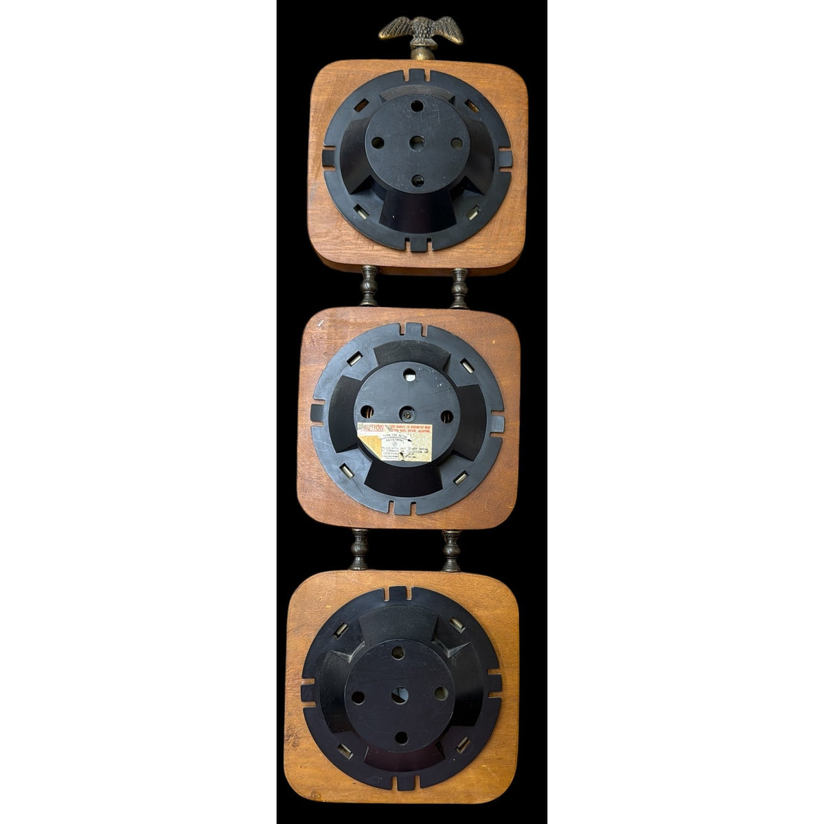 Vintage Springfield Weather Station Wood Barometer Thermometer Hygrometer USA – additional view 3