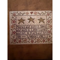 La-D-Da Mares Eat Oats Cross Stitch Folk Art Sampler NOS