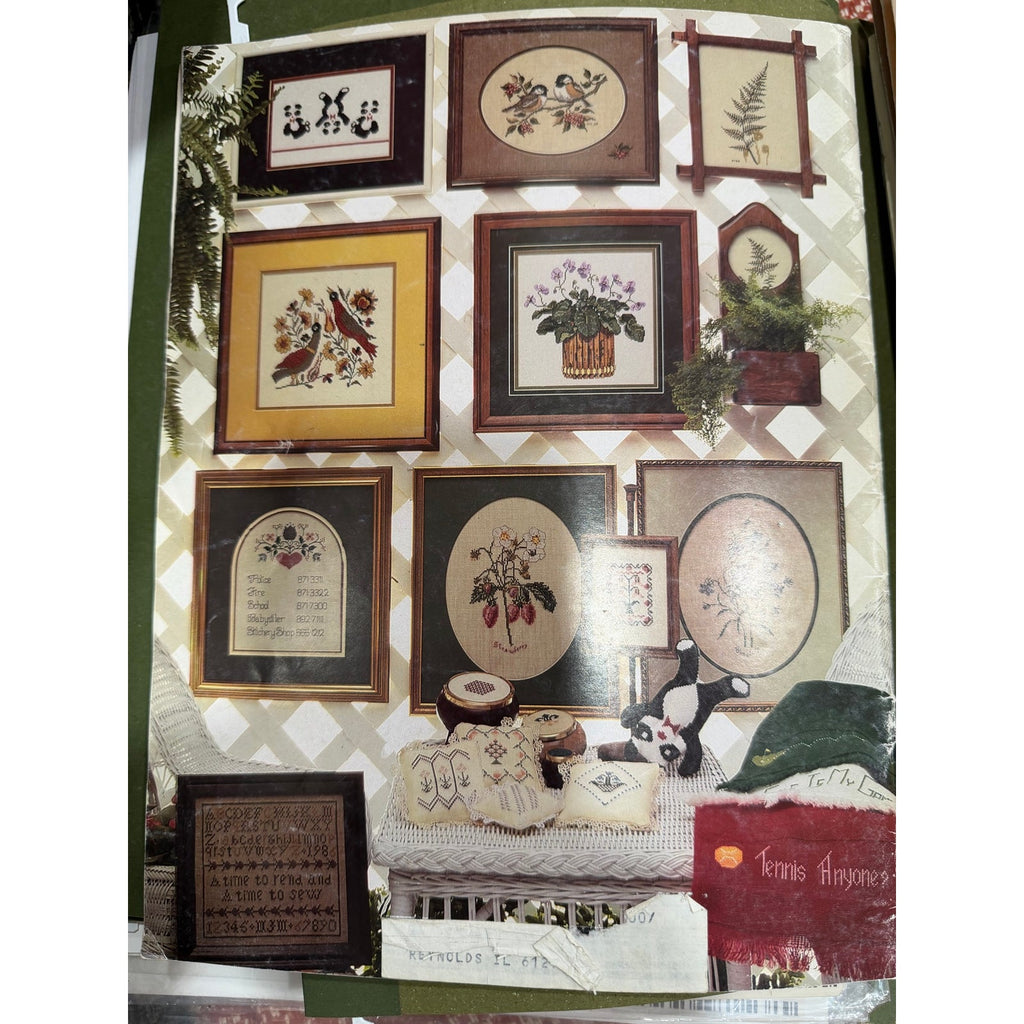 Just CrossStitch Magazine May June 1986 Vintage Cross Stitch Patterns