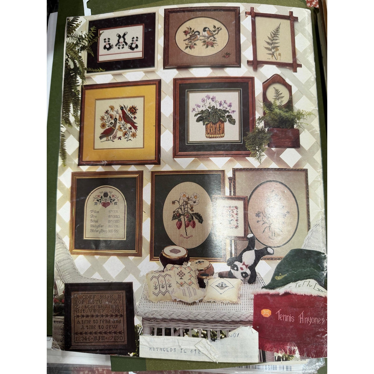 Just CrossStitch Magazine May June 1986 Vintage Cross Stitch Patterns