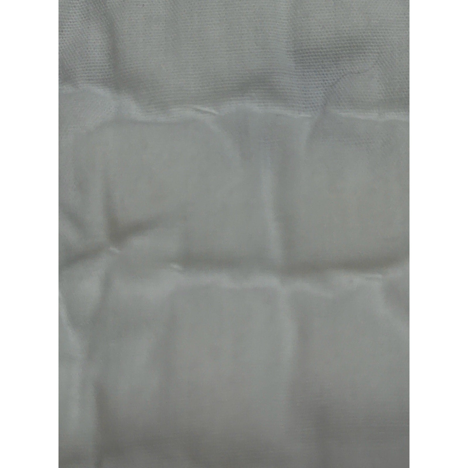 Antique Double Wedding Ring Quilt – Hand Pieced & Hand Quilted – 87 x 84 – Scalloped Edge – Pastel Feedsack Cotton – Queen/Full Bedspread