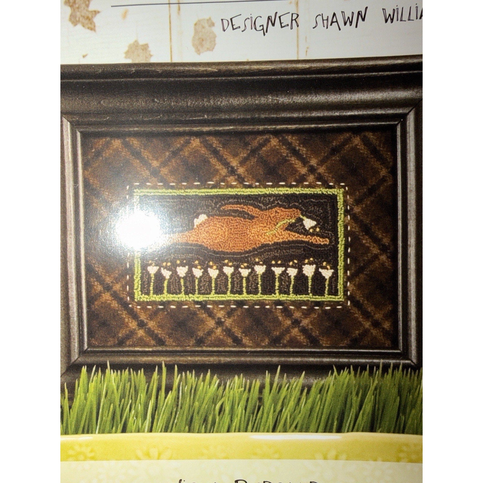 Threads That Bind Punchneedle Pattern Night Burglar Shawn Williams NOS 2010