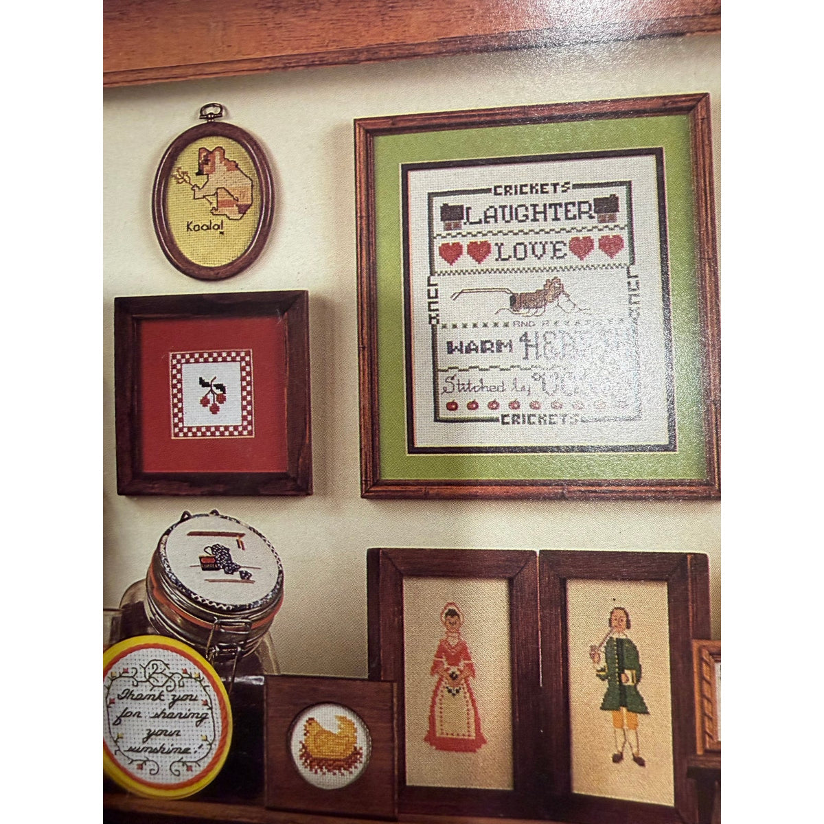 Just CrossStitch Magazine Jan Feb 1984 Vintage Cross Stitch Patterns NOS