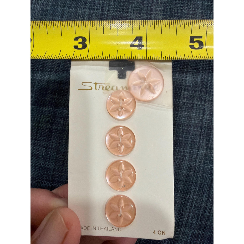 Vintage Button Lot Pink Red La Petite La Mode Sewing Craft NOS Cards