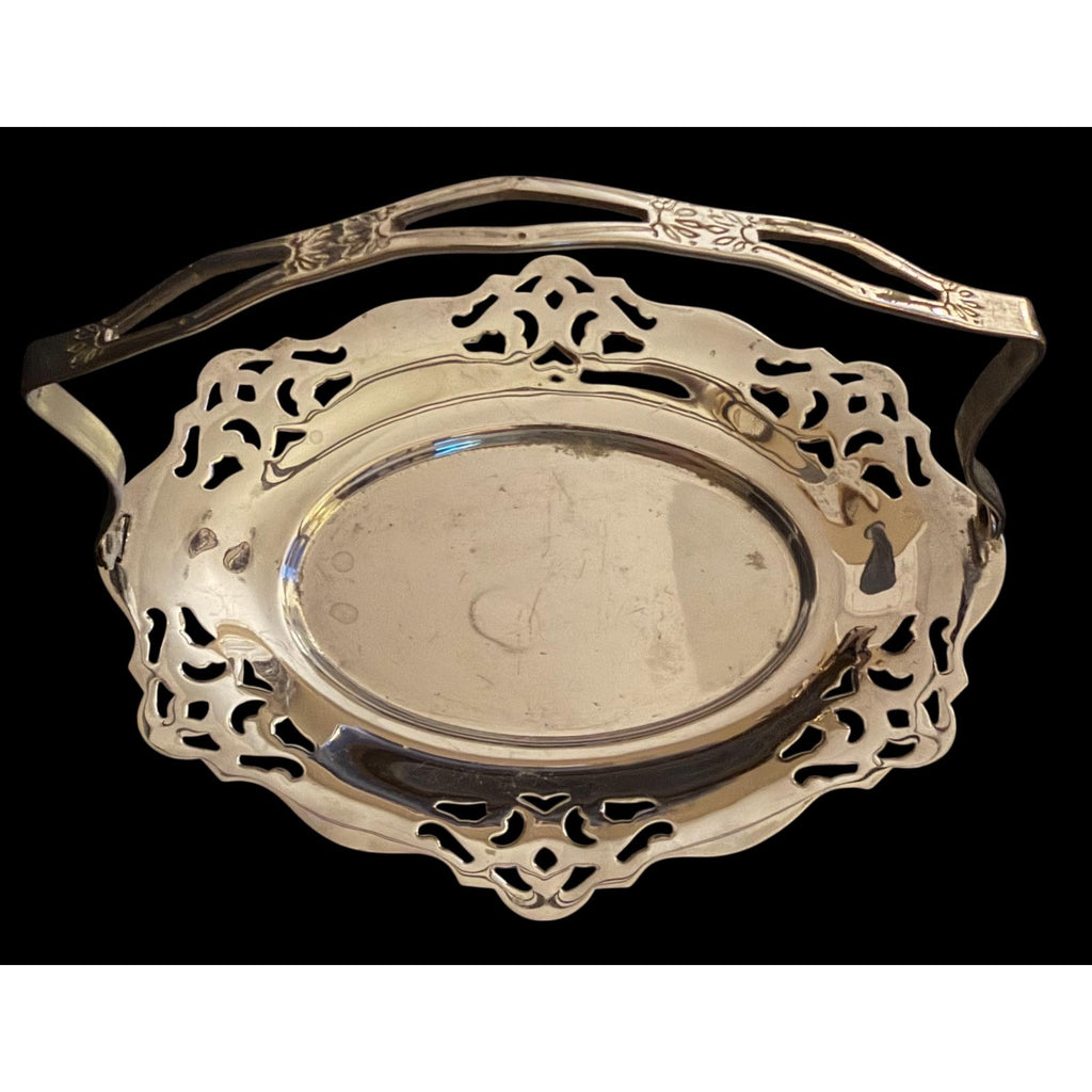 Vintage Forman Bros Chromium Plate Handled Tray