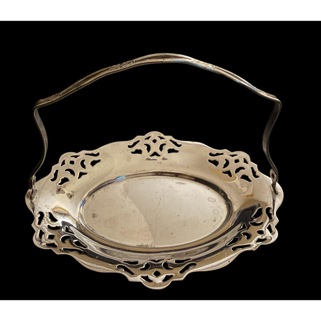 Vintage Forman Bros Chromium Plate Handled Tray