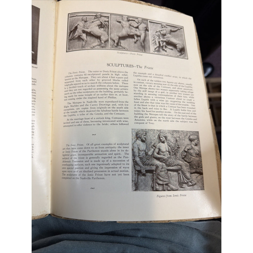 1931 The Parthenon at Nashville TN Original Commemorative Booklet