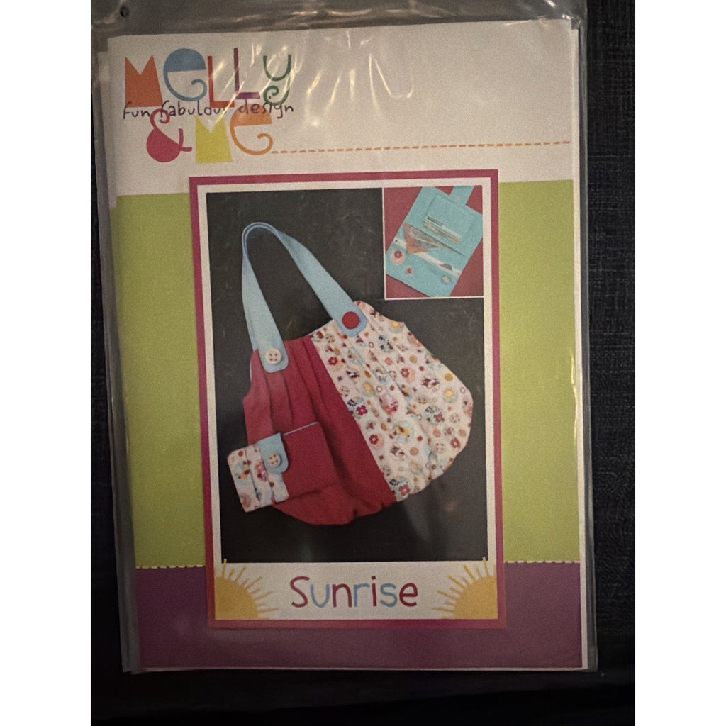 Melly & Me Sunrise Bag & Wallet Pattern M091 Handbag Sewing Pattern