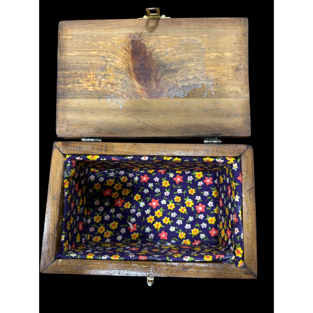 Vintage Wooden Box Purse with Pearl Lucite Handle – Mid Century Style Bag
