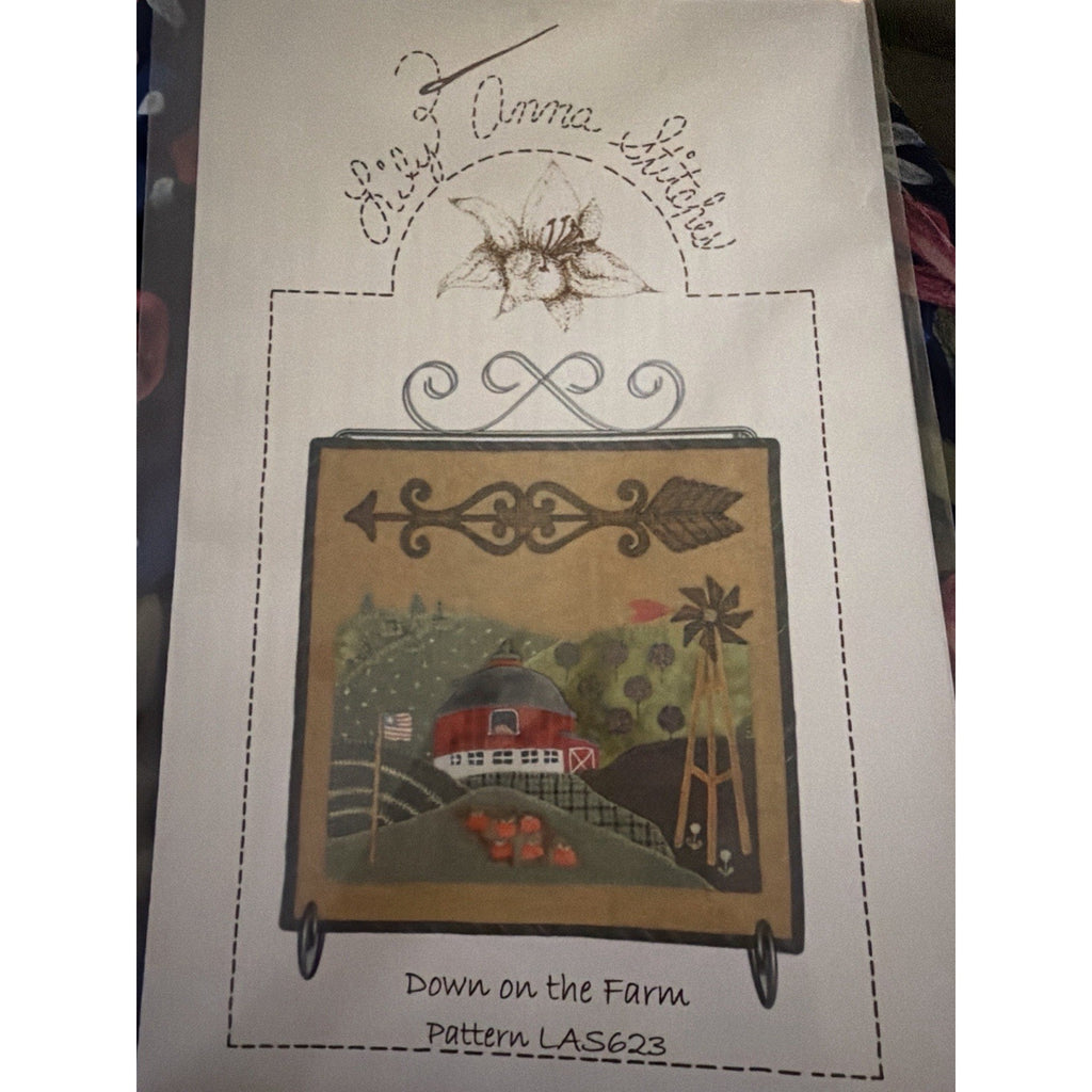 Lily Anna Stitches Down on the Farm Pattern LAS623 Farm Quilt NEW