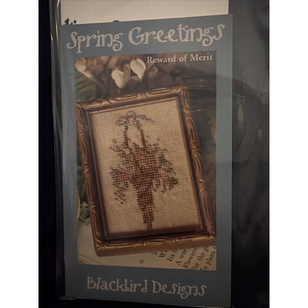 Blackbird Designs Reward of Merit Spring Greetings Pattern