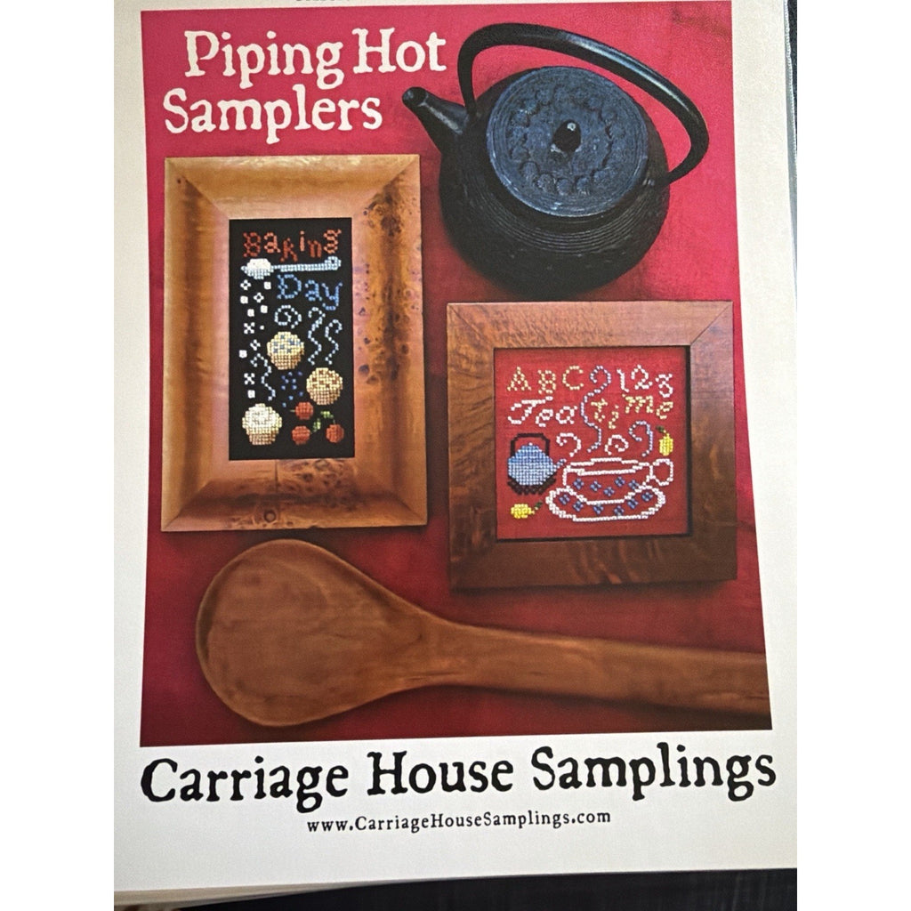 Carriage house sampling Piping Hot Samplers Counted cross stitch pattern