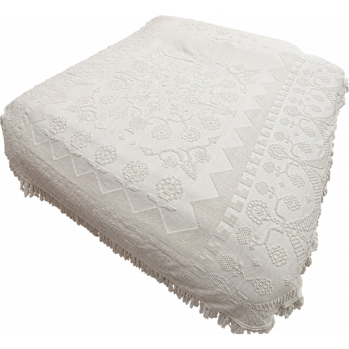 Vintage Bates George Washington's Choice Chenille Bedspread 86 x 108