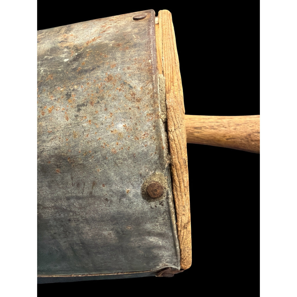 Primitive Handmade Grain Scoop, Antique Rustic Farm Feed Scoop