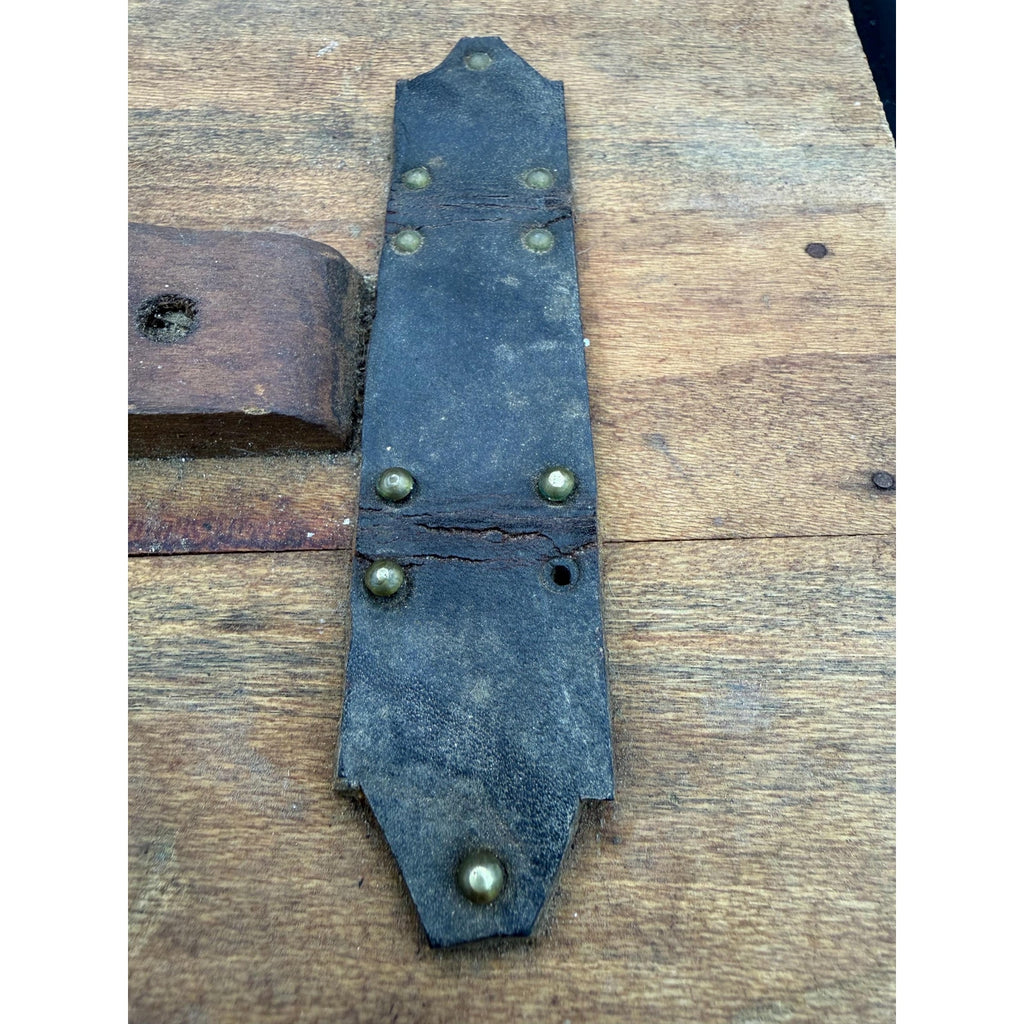 Primitive Folk Art Wooden Box • Hand-Painted Pennsylvania Dutch Tulip Design