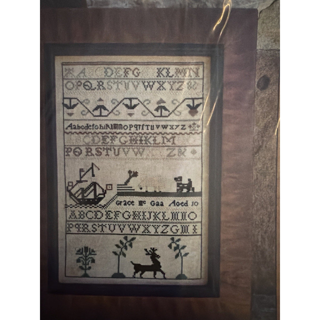 Carriage House Samplings Grace McGaa’s Sampler Cross Stitch Pattern Chart