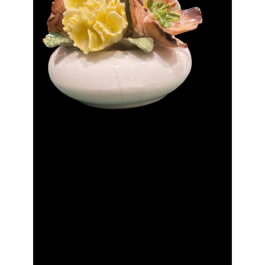Vintage Heiracraft Bone China Floral Posy England Porcelain Flower Bouquet