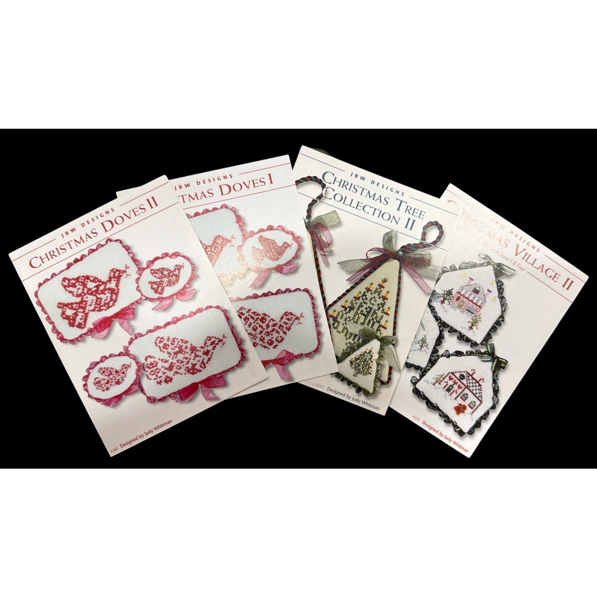 JBW Christmas Cross Stitch Patterns Lot of 4 NOS Unopened