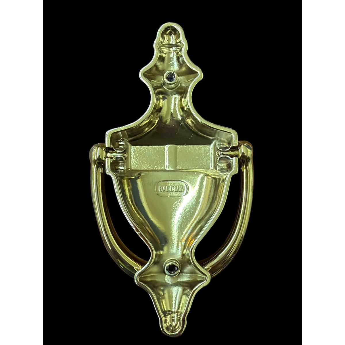 NEW Baldwin Brass Door Knocker Polished Brass Colonial Style 6.5 Inch